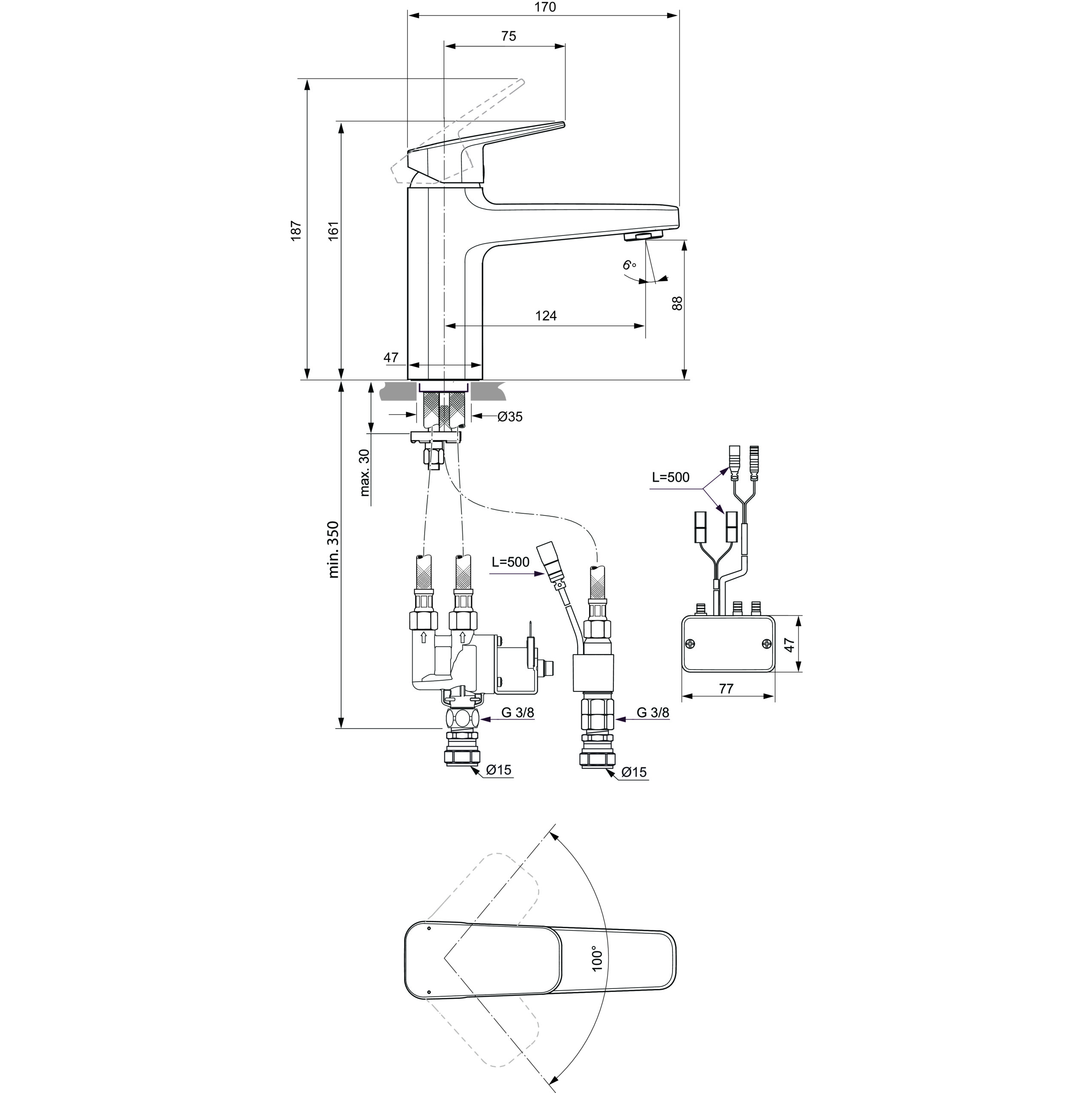 CERAPLAN MIX LAVABO IBRIDO