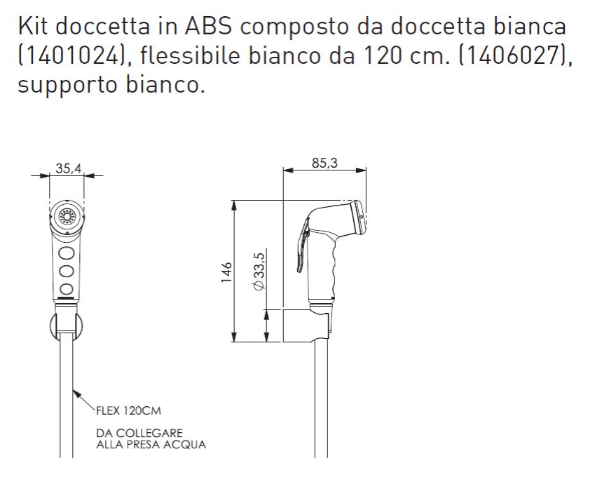 KIT DOCCET ABS+FLEX BIA120