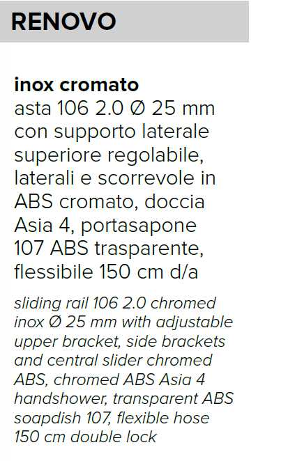 SALISC AURORA/RENOVO INOX 