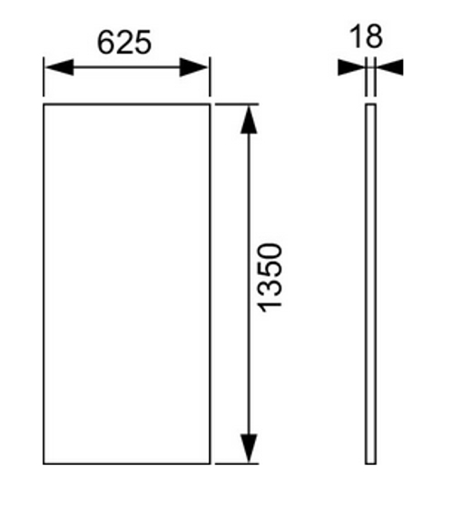 PANN. CARTONGESSO H135XL62