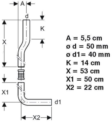 TUBO RISCIACQUO IN 2PZ    