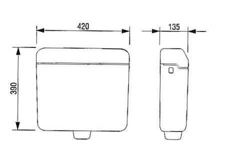 CASSETTA EST 350 DUO BIANC