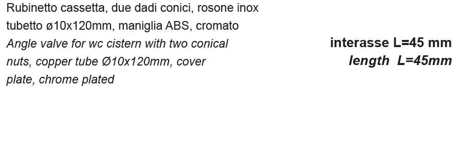 RUBINETTO ARRESTO 3/8 CROM