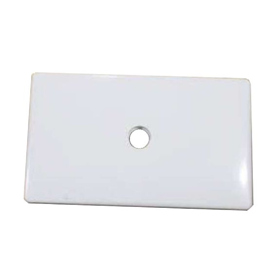 PLACCA SERIE 75 FORATA BIA