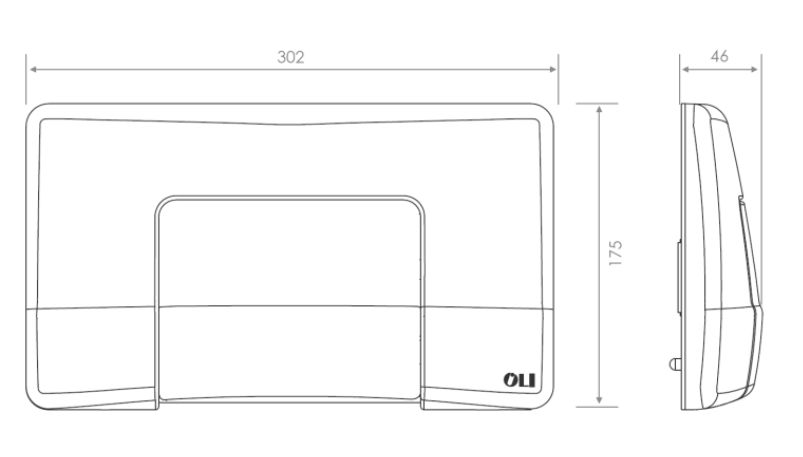 PLACCA BIANCA DIAMANTE    