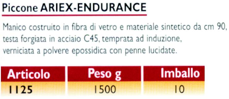 PICCONE C/MANICO ENDURANCE