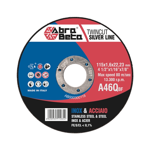 DISCO ABRA FE/INOX 115X1,0