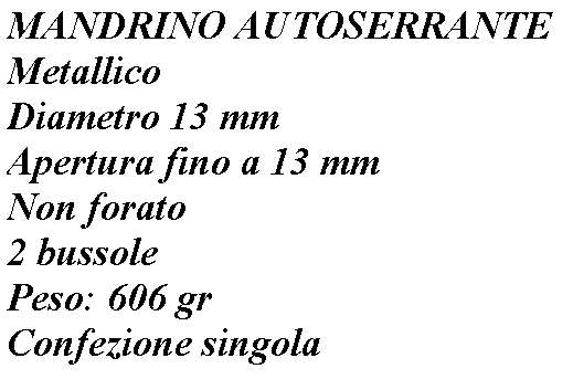 MANDRINO AUTOBL 1/2 x TRA 