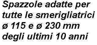 COPPIA SPAZZOLE  SMER diametro 115