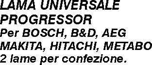 CONF.LAME S3456XF PROGRESS