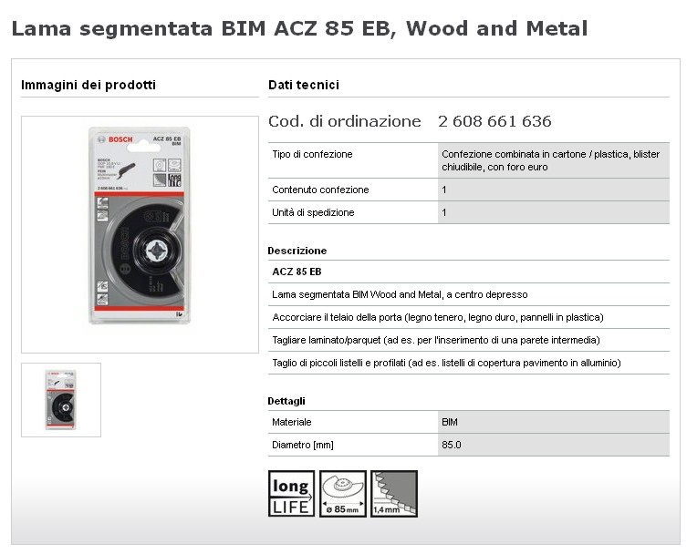 LAMA PMF LE/ME ACZ85EB STK