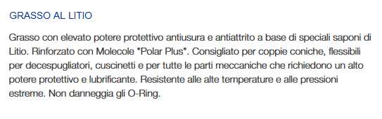 GRASSO AL LITIO XP-L  90GR