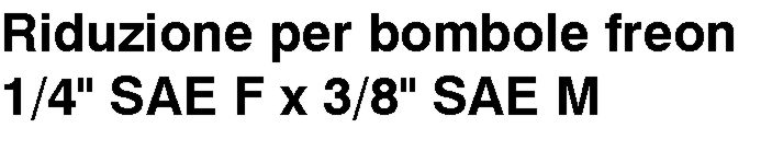 RIDUZ.3/8 SAE x 1/4 SAE MF