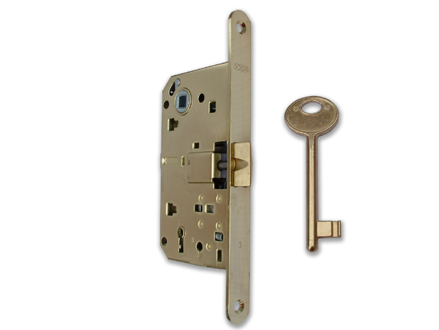 AGB 1101 SERRATURA PATENT MEDIANA E50 F18 BRONZATA OTTONATA