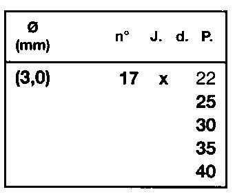 CHIODI P/LARGHISS 17 x 25 
