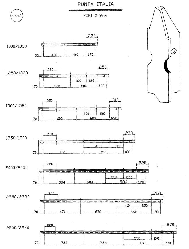 PALI TEL 30x3,5  PLAS H100