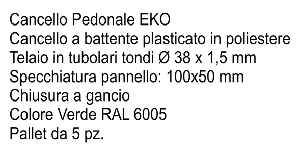 BATTUTA X CANC. PEDONALI  