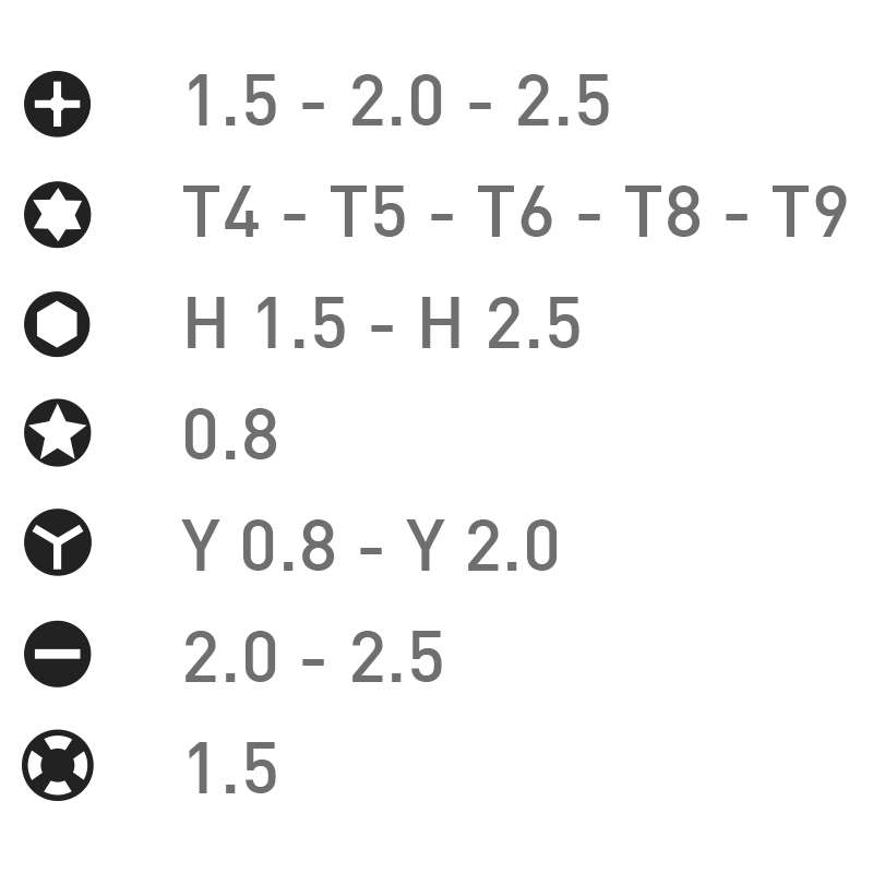SERIE MINIGIRAVITI DOP/LAM