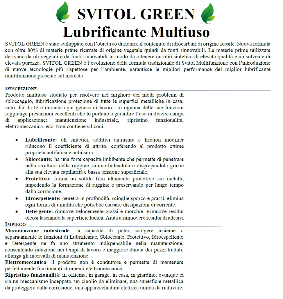 SVITOL GREEN SPRAY 100ML  