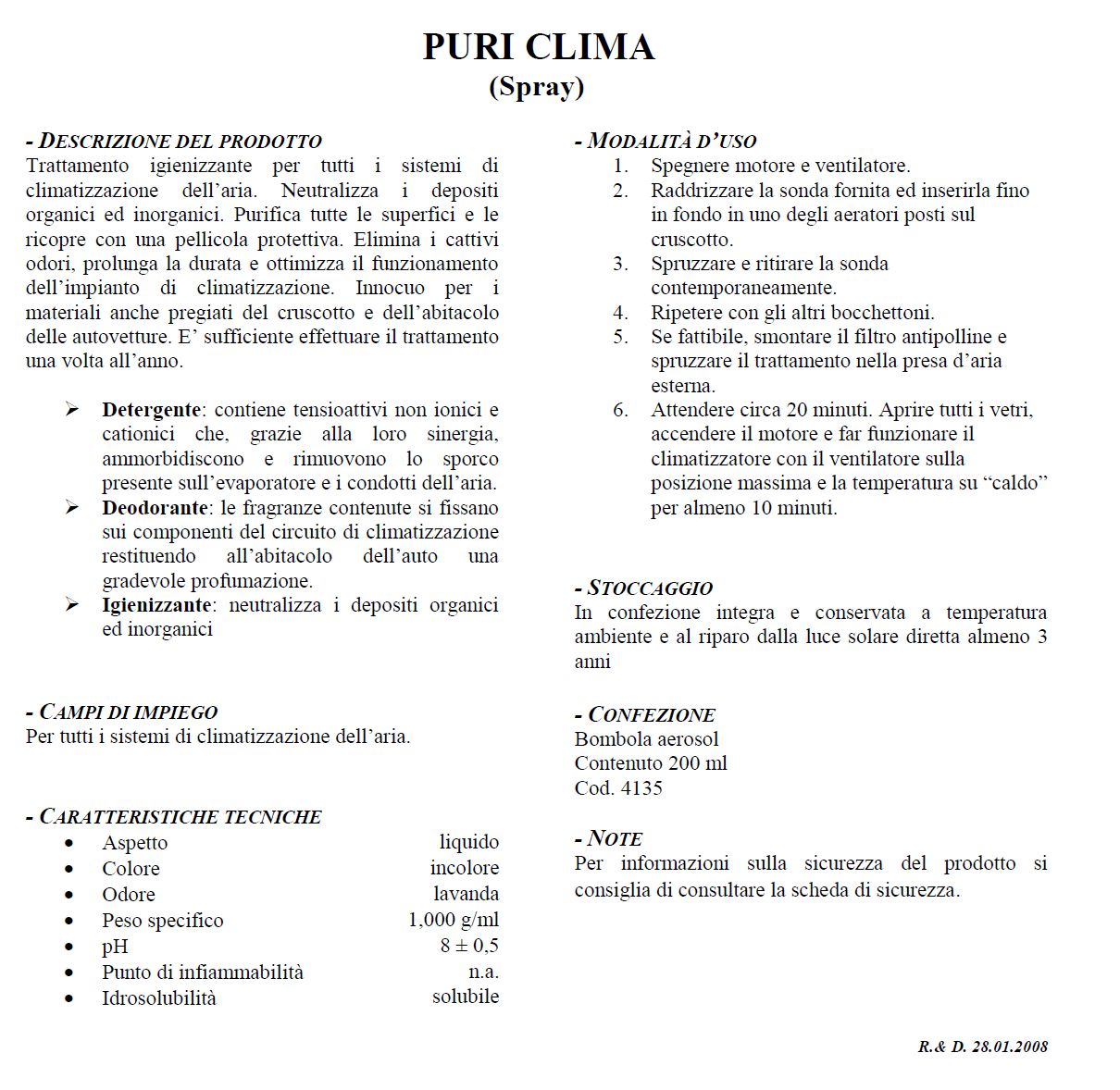 PURICLIMA COND. AUTO 200ML