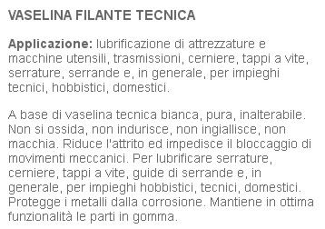 GRASSO VASELINA TUBO 100ML