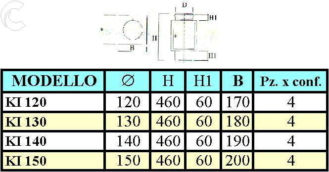 TUBO A T 90? MAS.MONO diametro 120