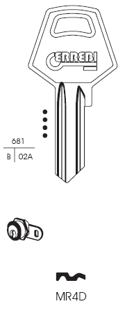CHIAVE MR4D | MER1        