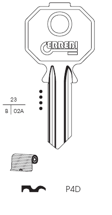 CHIAVE P4D | PF212        