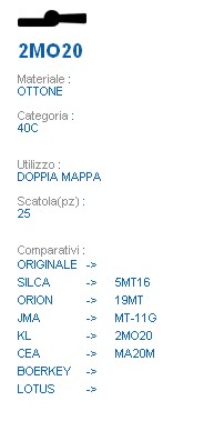 CHIAVE 2MO20 | 5MT16      