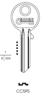 CHIAVE CC5PS | CC1R       