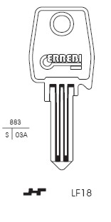 CHIAVE LF18 | LF16R       
