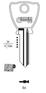 CHIAVE B6 | BE3           
