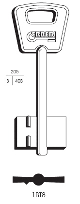 CHIAVE 1BT8 | 5BE5        