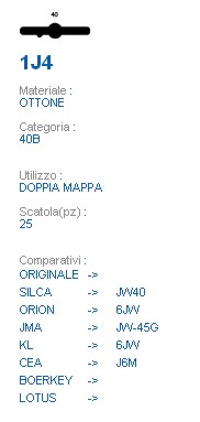 CHIAVE 1J4 | JW40         