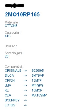 CHIAVE 2MO10RP165 | 5MT9AP