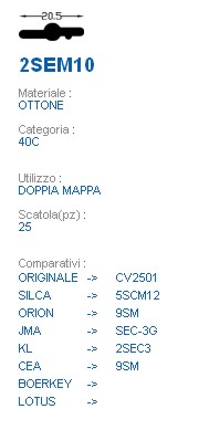 CHIAVE 2SEM10 | 5SCM12    