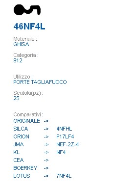 CHIAVE 46NF4L | 4NFHL     