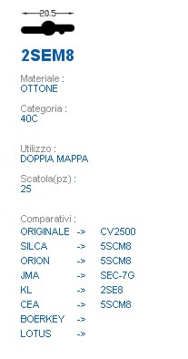CHIAVE 2SEM8 | 5SCM8      