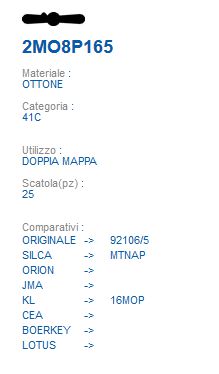 CHIAVE 2MO8P165 | MTNAP   
