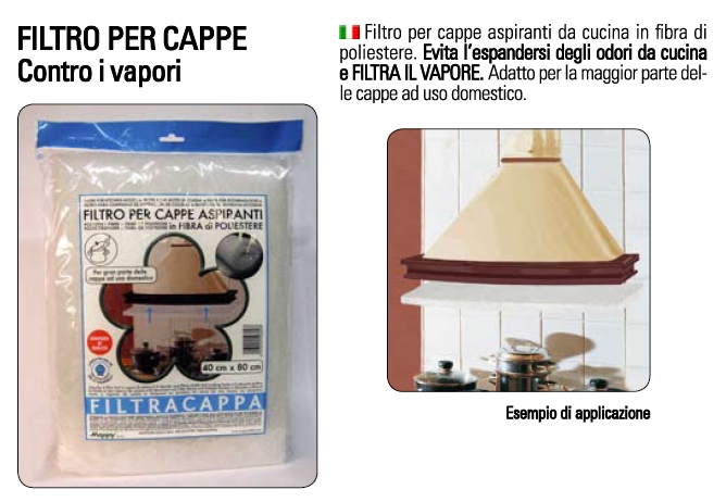 FILTRO CAPPA CLEAN 80x40  