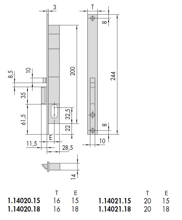 SERR.EL X MONT.15 T16 DX  
