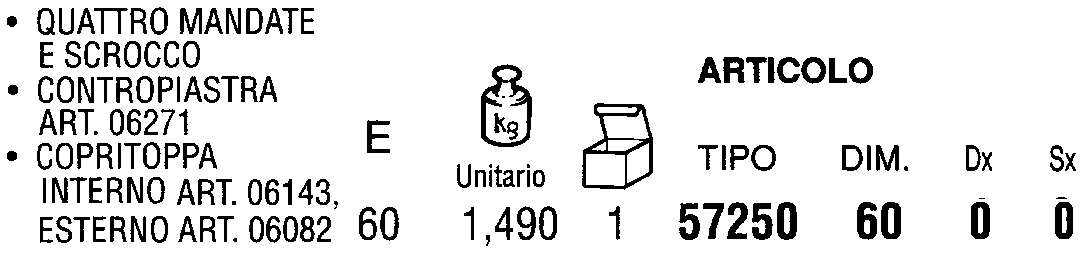 SER.xLEG. DOP/MAP 4M/S    