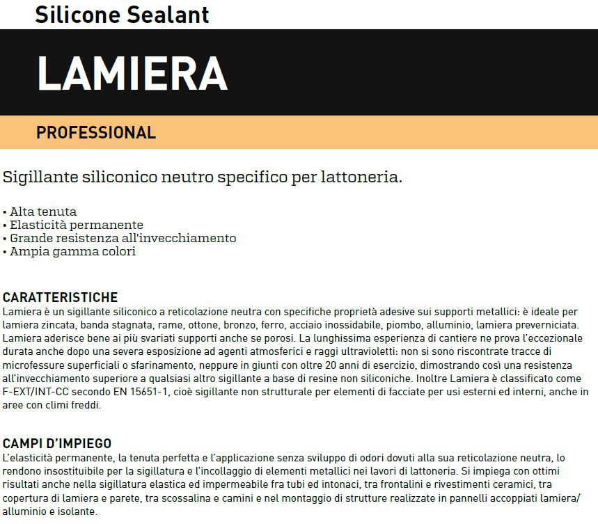 SILICONE LAMIERA GRIG310ml