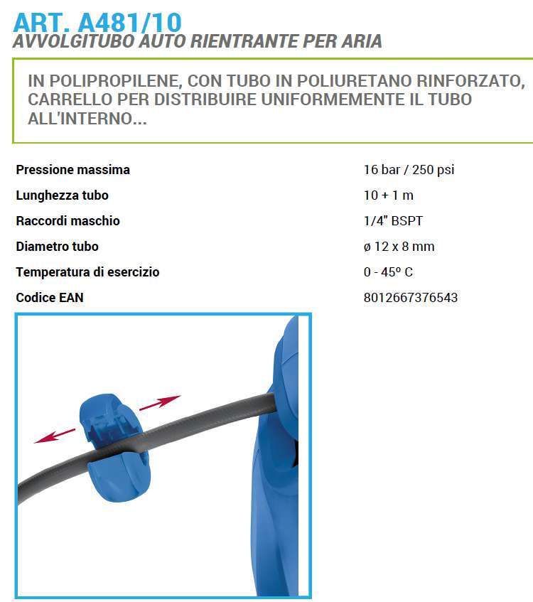 AVVOLGITUBO ARIA AUTOR 10M