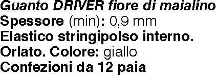 GUANTO FIORE EXTRAQUA TG11