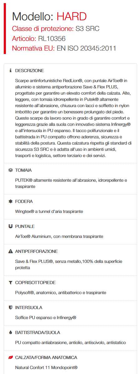 SCARPA ALTA HARD S3  TG 40