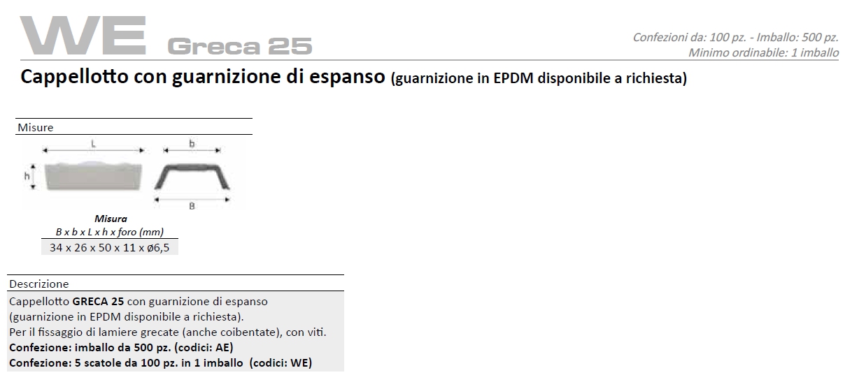 CAPPEL GRECA 20 TE/MO 100P