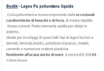 LEGNO PU POLIURETANO 250GR