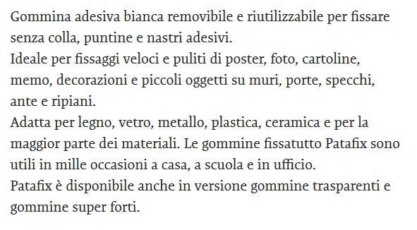 GOMMINI PATAFIX ADES BL80P