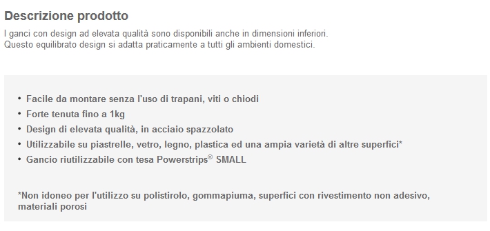 POWERSTRIPS GANCIO MET/PLA